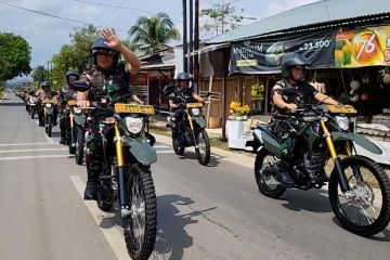 Patroli skala besar amankan perpindahan logistik pemilu di Lhokseumawe