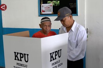 Penyandang disabilitas di Kampung Tuna Netra antusias ikuti Pemilu