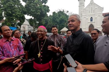 Capres Ganjar kunjungi Pusat Pastoral Keuskupan Bogor