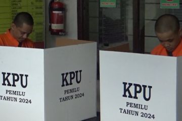 Polresta Malang Kota fasilitasi 92 tahanan salurkan hak suara