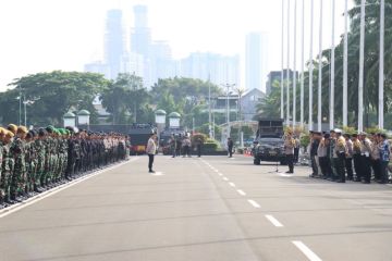 Polisi terjunkan 2.590 personel gabungan amankan demo di DPR/ MPR RI