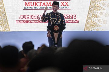 Presiden Jokowi hadiri pembukaan Muktamar IMM di Palembang