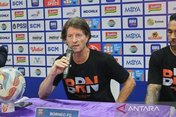 Peter Huistra kurang puas dengan kemenangan 1-0 Borneo atas Persita