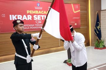 Tiga narapidana teroris di Lapas Kediri ikrar setia ke NKRI