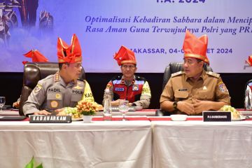 Kabarhakam: Situasi keamanan Sulsel barometer di Indonesia timur