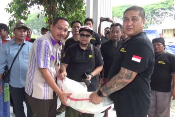 Relawan Prabowo bantu empat ton beras untuk korban banjir Demak
