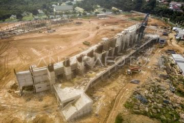 Progres pembangunan stadion di Jambi