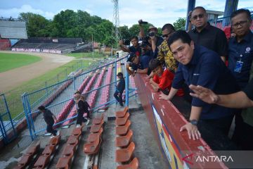 Ketum PSSI tinjau stadion H Agus Salim sebagai kandang Semen Padang FC