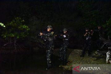 Kopaska latihan peperangan khusus di Selat Sunda sampai 10 Maret