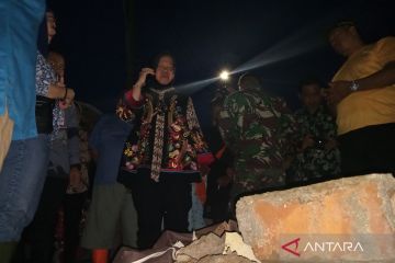 Mensos tinjau lokasi terdampak banjir di Cirebon