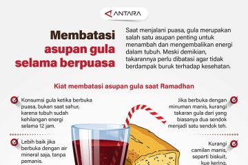 Membatasi asupan gula selama berpuasa