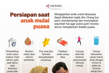 Persiapan saat anak mulai puasa