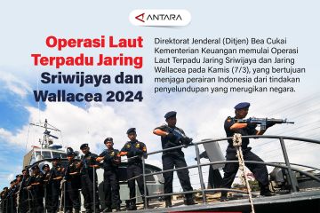 Operasi laut terpadu jaring Sriwijaya dan Wallacea 2024
