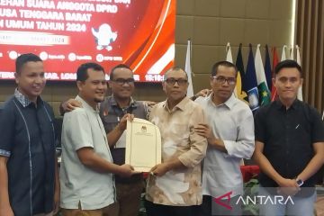 65 caleg Anggota DPRD NTB terpilih hasil pleno KPU NTB