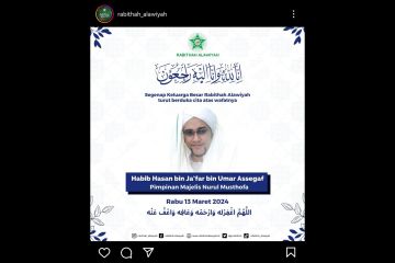 Pimpinan Majelis Nurul Musthofa Habib Hasan Assegaf tutup usia