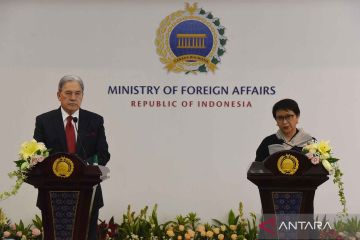 Bilateral Menlu Indonesia dengan Menlu Selandia Baru