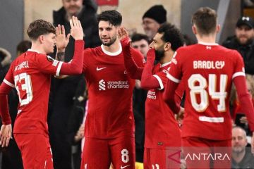 Liverpool menangi leg kedua Liga Europa dengan skor 6-1 atas Sparta