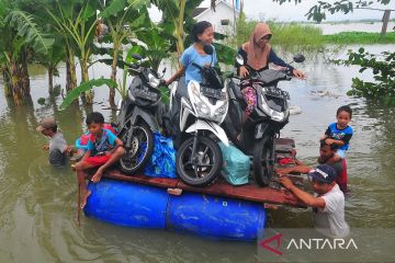 Banjir akibat luapan Sungai Wulan