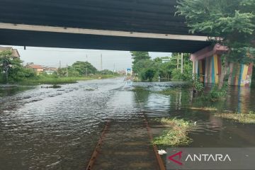 Jalur Stasiun Semarang Tawang hingga Alastua masih terendam banjir