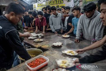 Warga Palu disediakan makan sahur gratis selama Ramadhan