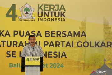 Luhut akui kemampuan Airlangga menangkan Golkar