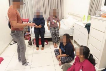 Tiga agen ditahan diduga eksploitasi empat pekerja migran Indonesia