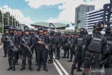 Polri siagakan personel amankan kompleks parlemen