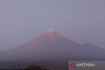 Gunung Semeru erupsi lontarkan abu vulkanik setinggi 500 meter