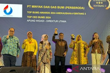 PT Migas Bekasi raih Top BUMD Awards 2024