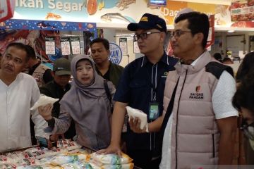 Stok pangan di pasar dan ritel Kota Bogor dipastikan aman