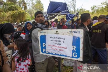Pendaftaran mudik gratis di Batam dihentikan sementara karena ricuh
