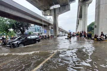 Curah hujan ekstrem terjadi di tiga wilayah Jakarta