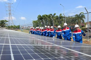 Peresmian PLTS Kilang Cilacap upaya dekarbonisasi di area KPI