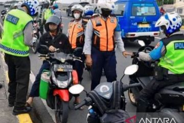 3.772 kendaraan bermotor di Jakarta ditilang karena lawan arah