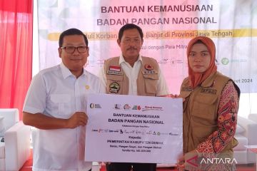 Bapanas berikan bantuan pangan Rp581,02 juta untuk korban banjir Demak