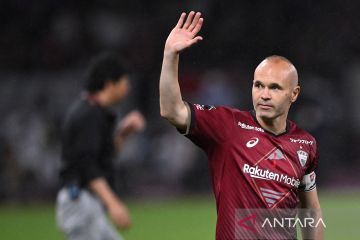 Iniesta kena denda pajak di Jepang