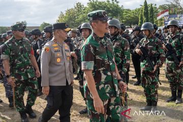 Pengamanan kunjungan Presiden RI ke Sulteng