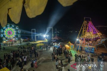 Pasar malam Lentora di Palu