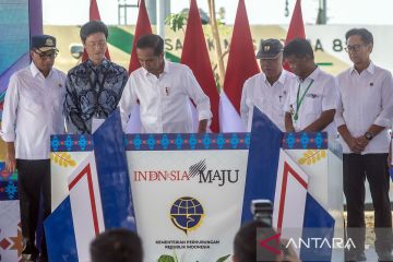 Presiden resmikan dua pelabuhan di Teluk Palu