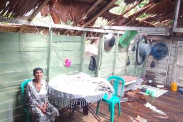 15 rumah di Natuna rusak diterjang angin kencang