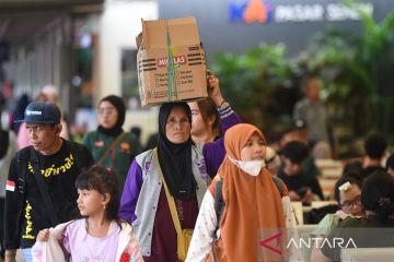 Mudik awal dari Stasiun Pasar Senen