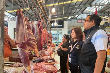 BPKN temukan harga bahan pokok di Pasar Bintaro stabil jelang Lebaran