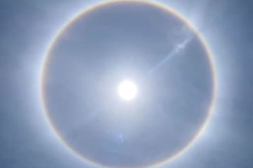 BMKG jelaskan terkait matahari yang dilingkari cincin di langit Natuna