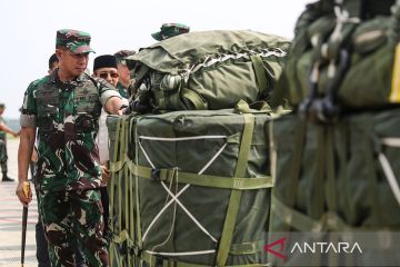 Pesawat baru TNI AU mulai misi perdana angkut bantuan untuk Gaza