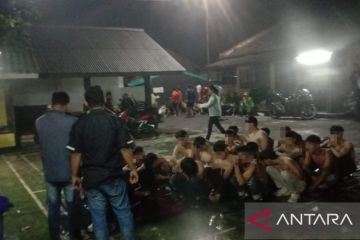 Puluhan anggota geng motor di Sukabumi diciduk polisi