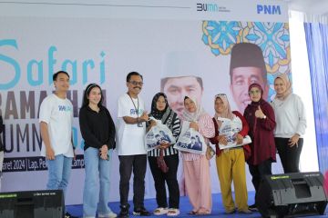 Dukung Program Safari Ramadhan BUMN 2024, PT PNM Bagi-Bagi 1.000 Paket Sembako Murah di Lampung