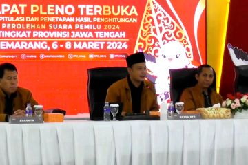 KPU Jateng mulai gelar rekapitulasi hasil Pemilu 2024 tingkat provinsi