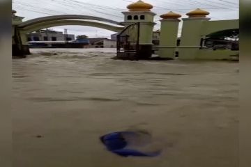 Tanggul di Demak kembali jebol, jalur pantura terganggu