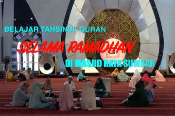 Belajar Tahsinul Quran selama ramadhan di Masjid Raya Sumbar