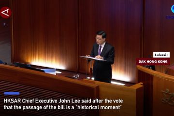 Dewan Legislatif Hong Kong sahkan RUU Perlindungan Keamanan Nasional